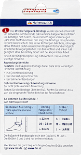 Fussgelenk-Bandage L Mivolis
