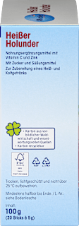 Heißgetränk, Heißer Holunder (20 Sticks) Mivolis