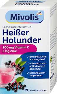 Heißgetränk, Heißer Holunder (20 Sticks) Mivolis
