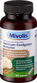 Hericium-Cordyceps-Komplex Kapseln Mivolis