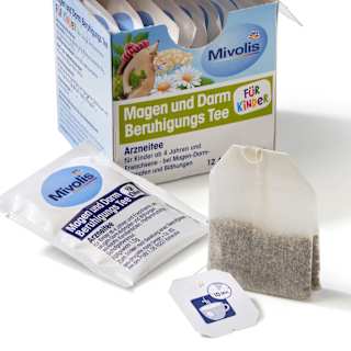Kindertee, Magen & Darm Beruhigungs Tee (12 Beutel) Mivolis