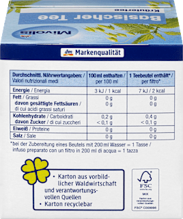 Kräutertee, Basischer Tee (12 Beutel) Mivolis