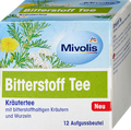 Kräutertee, Bitterstoff Tee (12 Beutel) Mivolis