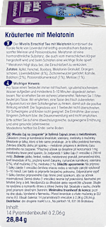 Kräutertee, Einschlaf Tee mit Melatonin (14 Beutel) Mivolis