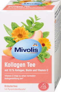 Kräutertee, Kollagen Tee (14 Beutel) Mivolis