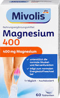 Magnesium 400, Tabletten 60 St Mivolis