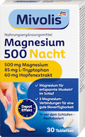 Magnesium 500 Nacht Depot Tabletten, 30 St Mivolis