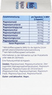 Magnesium 8-fach Komplex Kapseln 60 St Mivolis
