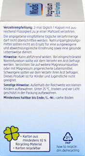 Magnesium 8-fach Komplex Kapseln 60 St Mivolis