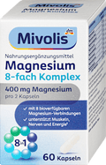 Magnesium 8-fach Komplex Kapseln 60 St Mivolis