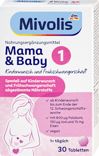 Mama & Baby 1, Tabletten 30 St Mivolis
