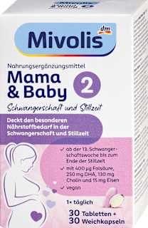 Mama & Baby 2,Tabletten 30 St + Weichkapseln 30 St Mivolis