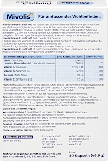 Omega-3 Leinöl 1000 Kapseln 30 St Mivolis