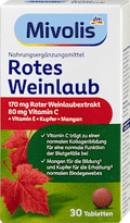 Rotes Weinlaub Tabletten 30 St Mivolis