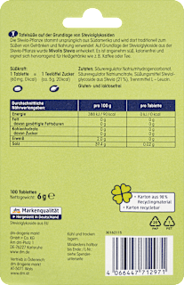Stevia Tabletten 100 St. Mivolis