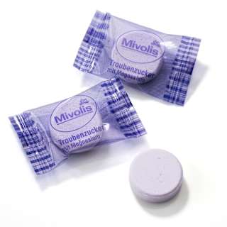 Traubenzucker, Johannisbeere mit Magnesium Mivolis