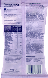 Traubenzucker, Johannisbeere mit Magnesium Mivolis