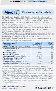 Vitamin B- Komplex Kapseln 60 St Mivolis