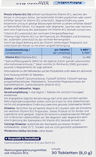 Vitamin B12 350 Mini-Tabletten 30 St Mivolis