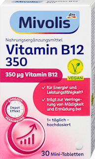 Vitamin B12 350 Mini-Tabletten 30 St Mivolis