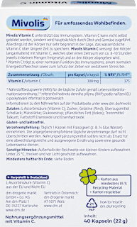 Vitamin C Depot Kapseln 40 St Mivolis