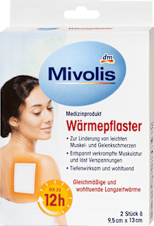 Wärmepflaster, 2 Stück Mivolis