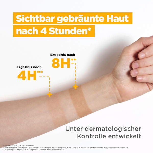 Bodylotion bräunend Bright & Bronze Mixa