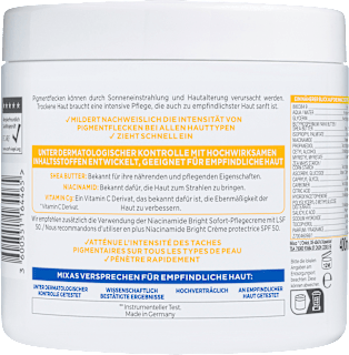 Pflegecreme Niacinamide Bright Mixa
