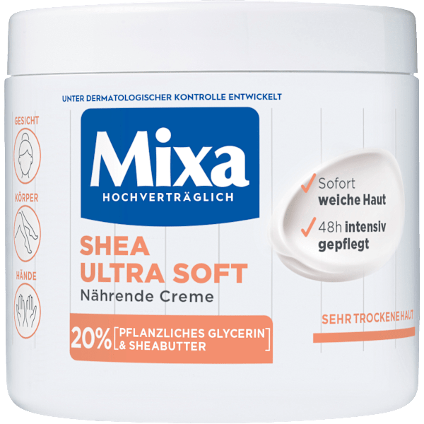 Pflegecreme Shea Ultra Soft Mixa