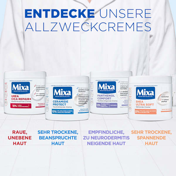 Pflegecreme Shea Ultra Soft Mixa