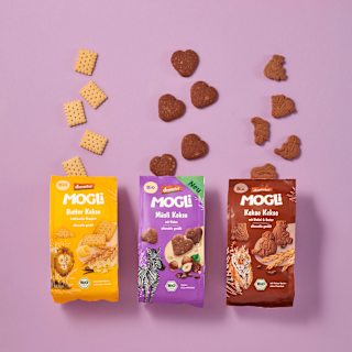 Kinderkekse Kakao mit Dinkel & Butter ab 3 Jahren MOGLi