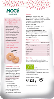 Kinderkekse Zitrone mit Himbeere ab 3 Jahren MOGLi