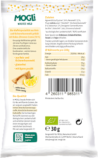 Kinderkekse Zitronen Creme Ecken mit Kokos, ab 3 Jahren MOGLi