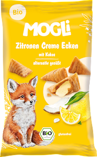Kinderkekse Zitronen Creme Ecken mit Kokos, ab 3 Jahren MOGLi