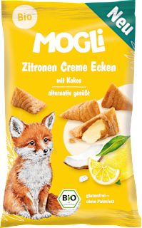Kinderkekse Zitronen Creme Ecken mit Kokos, ab 3 Jahren MOGLi