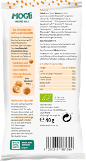Kindersnack Dinkel Bällchen Tomate und Karotte ab 3 Jahren MOGLi