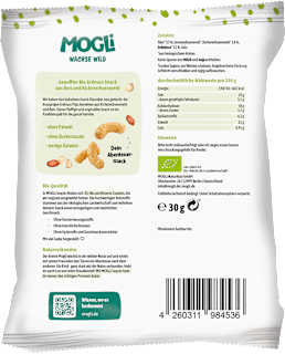 Kindersnack Erdnuss Flips mit Kichererbsen, ab 3 Jahre MOGLi