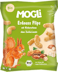 Kindersnack Erdnuss Flips mit Kichererbsen, ab 3 Jahre MOGLi