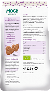 Müsli Kekse, ab 3 Jahren  MOGLi