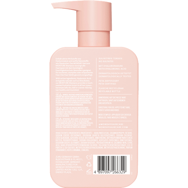 Shampoo Moisture Feuchtigkeit MONDAY