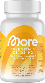 Essentials O3-D3-K2 Kapseln 56 St More Nutrition