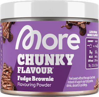 Süßungsmittel, Chunky Flavour Fudge Brownie More Nutrition