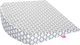 Baby Keilkissen für Kinderwagen 30x30cm, grau classics Motherhood