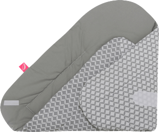 Einschlagdecke Soft, grau Classic Motherhood
