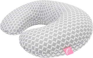 Stillkissen grau Motiv Raute  Motherhood