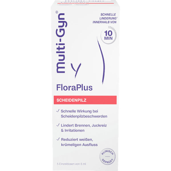 FloraPlus Vaginalgel Scheidenpilz 5 Applikatoren (5x5 ml) Multi-Gyn