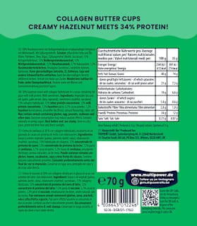 Collagen Hazelnut Butter Cups  MULTIPOWER