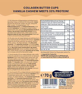 Collagen Vanilla Cashew Butter Cups MULTIPOWER
