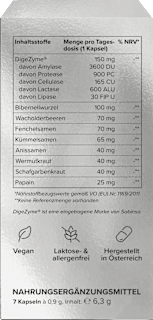 Blähbauch-Komplex Active Debloat Kapseln mybacs