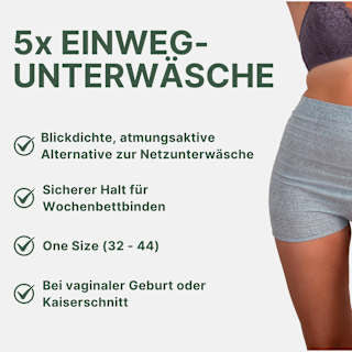 Wochenbett Box Vaginal & Kaiserschnitt Set 6tlg MyClarella